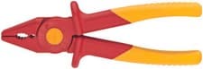 Image of Knipex 98 62 01 VDE Fully Insulated Plastic Flat Nose Pliers 180mm