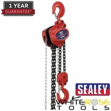 Image of Sealey Chain Block 3tonne 3m Lift Lifting Tackle