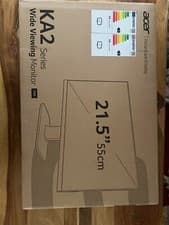 Image of Acer KA222Q 21.5'' Full HD Monitor - 1ms Response, 75Hz, HDMI/VGA, Slim Design