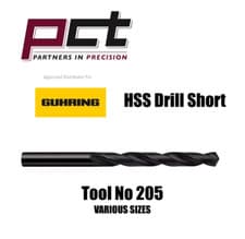 Image of Guhring 205 HSS DRILL. Short Twist Drill - various sizes