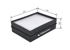 Image of Bosch Cabin Air Filter (Pollen Filter) fits Scania 4 - Series 1995-2008