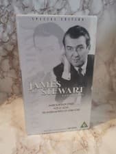 Image of Brand New & Sealed Rare James Stewart VHS Special Edition Collection 3x Films
