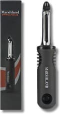 Image of Marshland Swivel Vegetable Peeler - Soft Grip Stainless Steel Potato Peeler