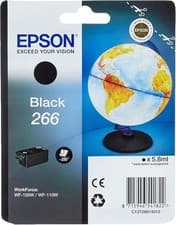 Image of Epson 266 Globe Genuine Black Ink, Amazon Dash Replenishment Ready