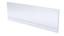 Image of Nuie Bath Front Panel Acrylic Shower Bath Modern Panel White Finish 1600mm