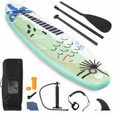 Image of 11FT Inflatable Stand Up Board Kit Paddle Board w/Free Premium SUP Accessories