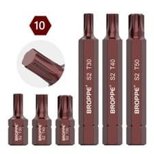 Image of T20-T55 Torx Screwdriver Bits Set Magnetic Impact Drill Driver 10mm Hex Shank