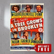 Image of A Tree Grows in Brooklyn (1945) 7x5 Movie Poster Premium Gloss 230gsm Paper 001