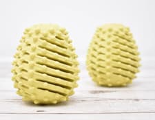 Image of 2 Pack ECOEGG Reusable DRYER Eggs Fragrance Free Eco Friendly Yellow ~NEW No Box
