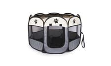 Image of Portable Pet Secure Playpen Pukkr, Foldable Outdoor Indoor Pet Fence Breathable.