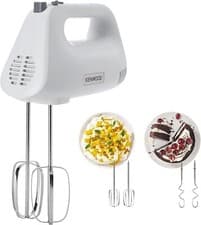 Image of Kenwood 450w Electric Handmixer Whisk, Beaters, Kneaders 5 Speeds HMP30.A0WH New