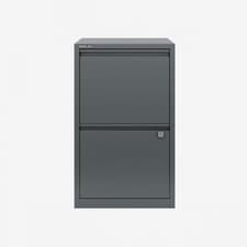 Image of Bisley A4 Filing Cabinet 2 Drawer Flush Handle | 24 Hour Weekday Delivery