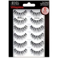 Image of Ardell Reusable Faux Lashes - Lightweight Wispies False Eyelashes - Pack of 6