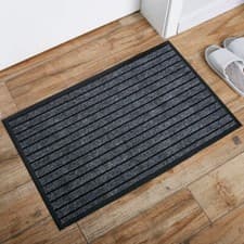 Image of Rubber Backed Door Mat Non Slip Rug Kitchen Mat Heavy Duty Runner Outdoor Indoor
