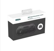Image of 8BitDo SN30 2.4G Wireless Gamepad Original SNES/SFC Black Transparent Edition