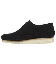 Image of New Clarks Originals Weaver Black Suede Women's Shoes UK 4D