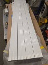 Image of Ximax Harold 1800mm x 400mm 3365BTU White Vertical Designer Radiator