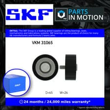 Image of Aux Belt Idler Pulley VKM31065 SKF Guide Deflection 022145276C 022145276F New