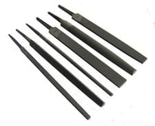 Image of ENGINEERS METAL FILE 6" X 2 FLAT ROUND SQUARE 3 SQUARE SMOOTH SECOND BASTARD