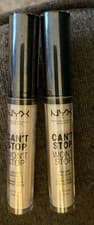 Image of (2) NYX Can't Stop Won't Stop Contour Concealer 0.11fl.oz. Alabaster New/Sealed