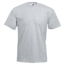 Image of 100% COTTON BLANK T SHIRT 5 PACK MEN'S NEW FRUIT OF THE LOOM PLAIN TEE'S T-SHIRT