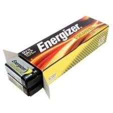Image of 12x Energizer 6LR61 Industrial 9 Volt Batteries Long-lasting Alkaline Battery
