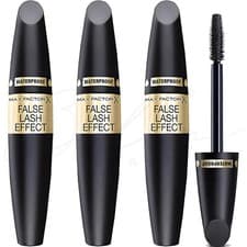Image of MAX FACTOR False Lash Effect Volumising Mascara 13ml - Black Waterproof *3 PACK*