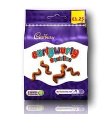 Image of 10x Cadbury Curly Wurly Squirlies Chocolate Bag 85g