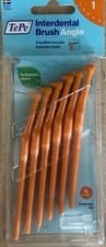 Image of TePe Angle Orange 0.45mm Interdental Brush - Pack of 6 Brushes