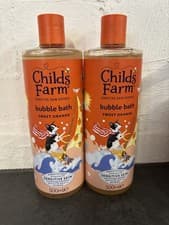 Image of Child’s Farm Sweet Orange Bubble Bath For Sensative Skin 500ml x 2
