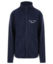 Image of Embroidered RTX Pro Microfleece Jacket Unisex Workwear Casual Custom Text Logo