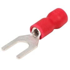 Image of TruConnect 4.0mm Red 18A Fork Connector Pack of 100