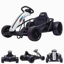 Image of RiiRoo MaxDriftz Go Kart Kids 2x12v Electric Ride on Battery Go Kart