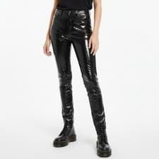 Image of Gothic Punk Patent Leather Pants – Shiny Unisex Clubwear Trousers for Rave party