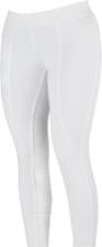 Image of Dublin Women's Riding Leggings, Cool It Gel Breeches, Riding Breeches Reg White,