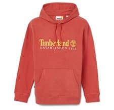 Image of Timberland 50th Anniversary Hoodie with Embroidered Logo in Cotton Mix (L)