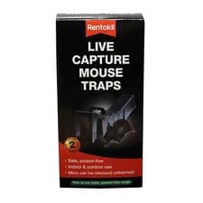 Image of Rentokil Live Capture Mouse Traps - Pack of 2