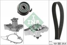 Image of WATER PUMP & TIMING BELT KIT INA 530 0355 31 FOR DODGE,HYUNDAI,KIA