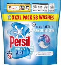 Image of Persil Non Bio 3 in 1 Washing Capsules Laundry Capsules Gentle Next to Sensitive