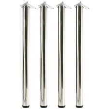Image of 4X Table Leg Breakfast Bar Worktop Adjustable Support Kitchen 710/820/870/1100mm