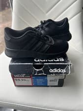 Image of Adidas Lite Racer Black UK10 Kids