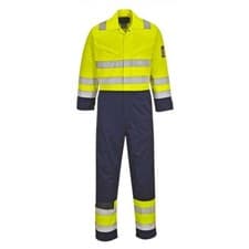 Image of Portwest Modaflame Work Hi-Vis Multi-Norm Contrast FR Coverall MV28