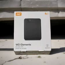 Image of WD Elements Portable 4TB External Hard Drive - HDD USB 3.2, PC - Mac