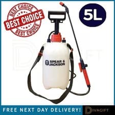 Image of SPEAR & JACKSON 5LPAPS 5 LITRE PUMP ACTION GARDEN PRESSURE SPRAYER SPRAY 5L NEW