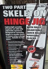 Image of Trend H/JIG/C HJIGC 2 Part Skeleton Hinge Jig Door Frame Hinge Template