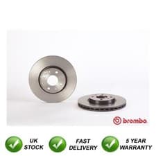 Image of Brake Discs Front SJR Fits Panda Doblo 500 Fiorino Stilo Bipper Nemo MiTo