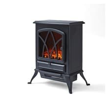 Image of Electric Fire Stove Heater by Warmlite WL46018 Stirling Portable 2000W,in Black