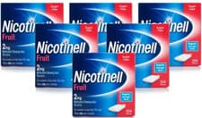 Image of Nicotinell Stop Smoking Aid Nicotine Gum 2mg Fruit - 204 Pieces x 6