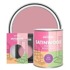 Image of Rust-Oleum Satinwood Interior Wood Paint 750ml Various Colours