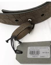 Image of All Saints Green Leather Belt Size S